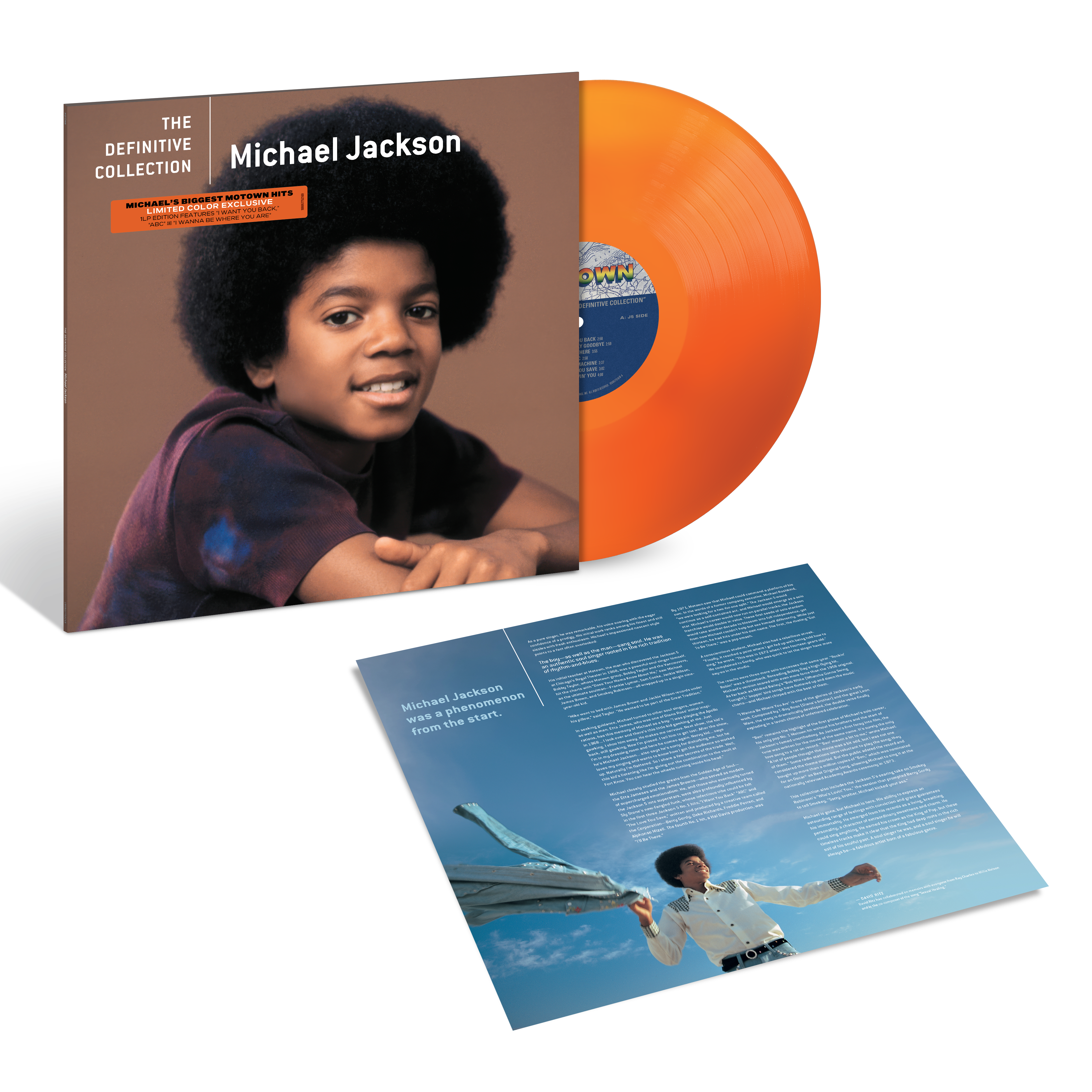 Michael Jackson - The Definitive Collection - Pumpkin Spice Orange LP