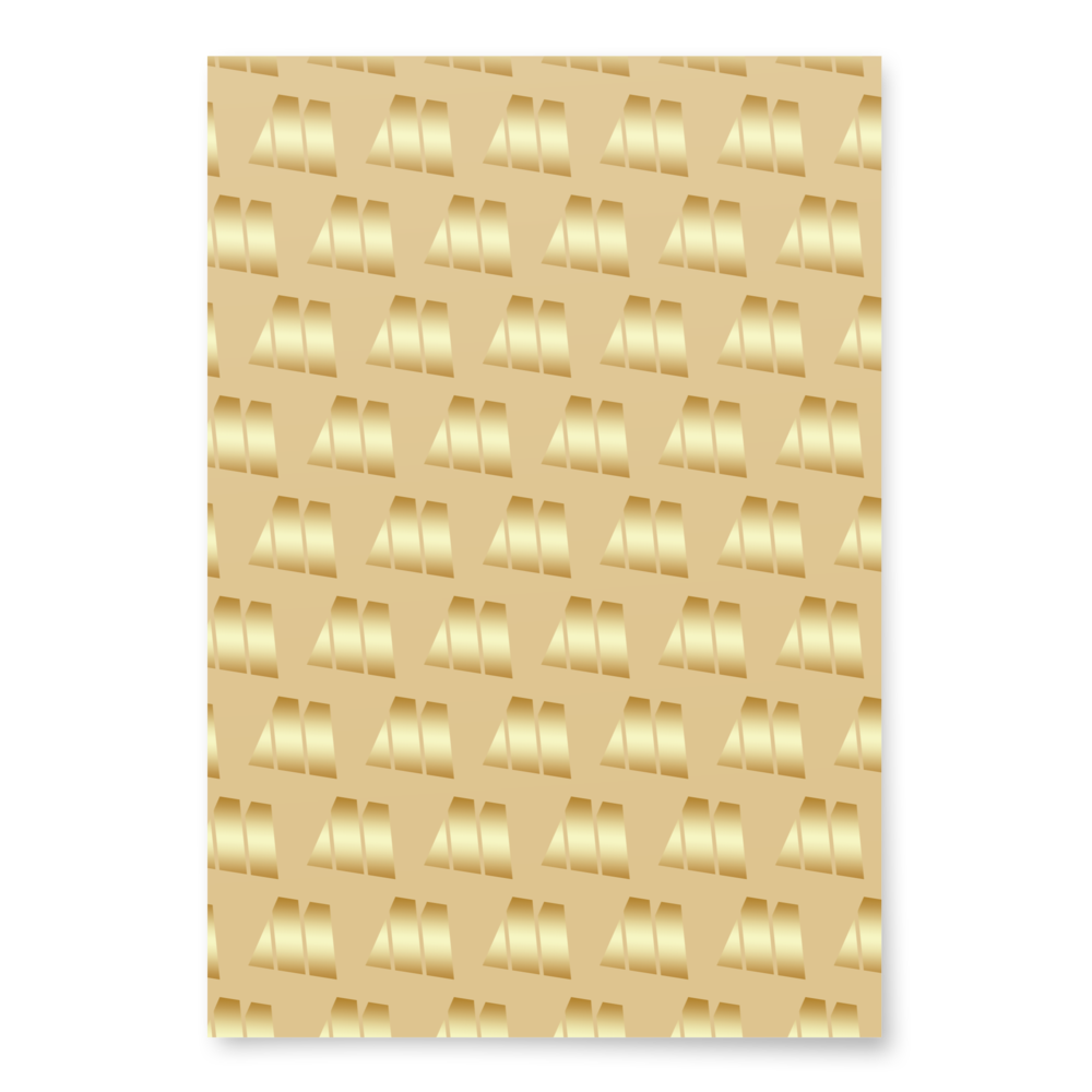 Gold Logo Wrapping Paper
