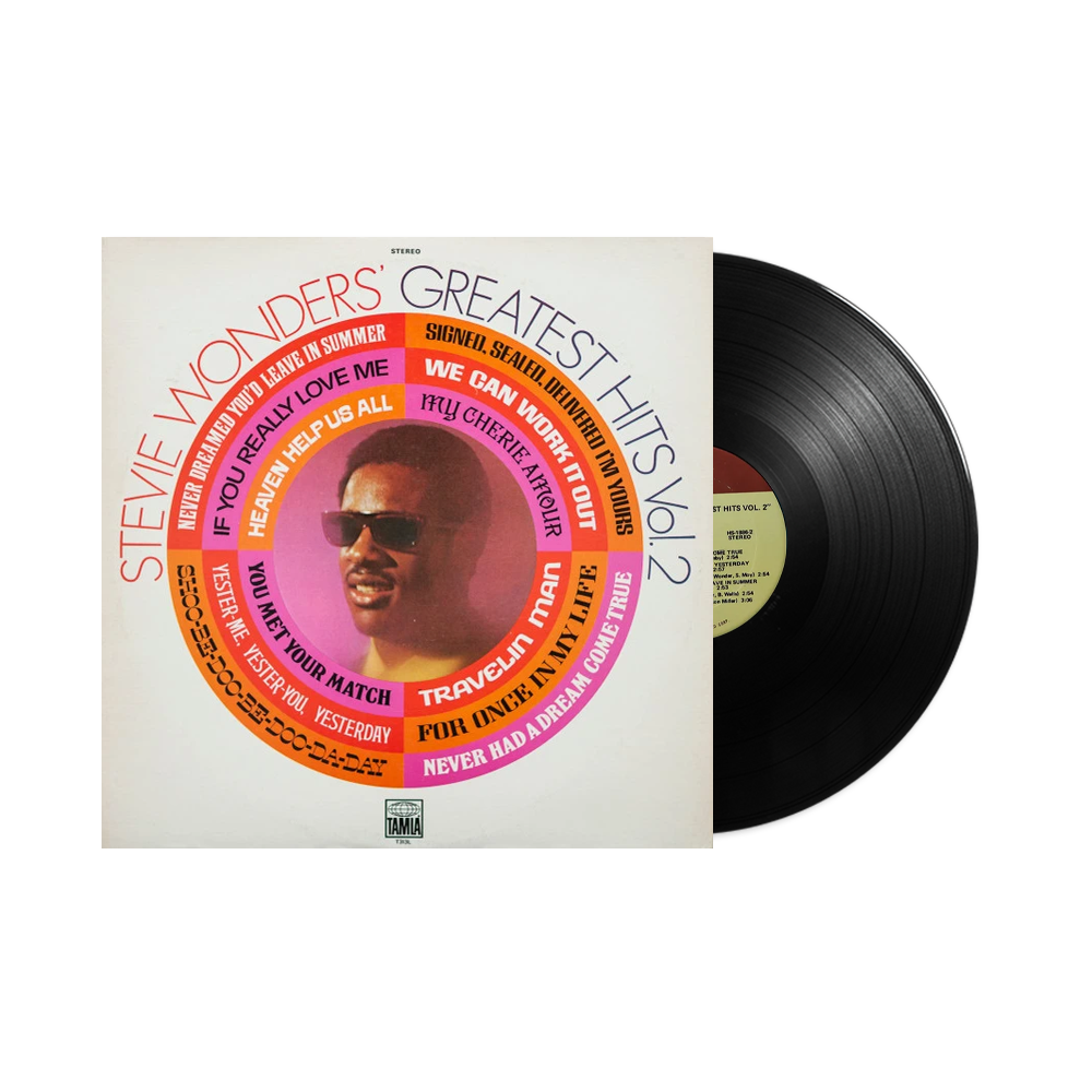 Stevie Wonder - Greatest Hits Vol. 2 (Braille Cover) LP