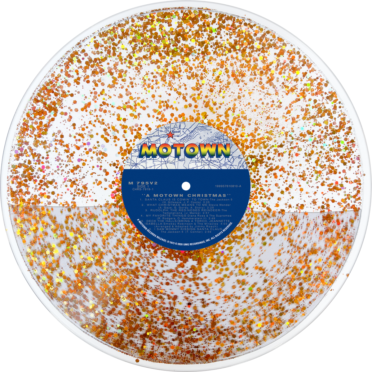 Various Artists - A Motown Christmas (Sparkling Holiday Liquid-Filled) 2LP Disc 1