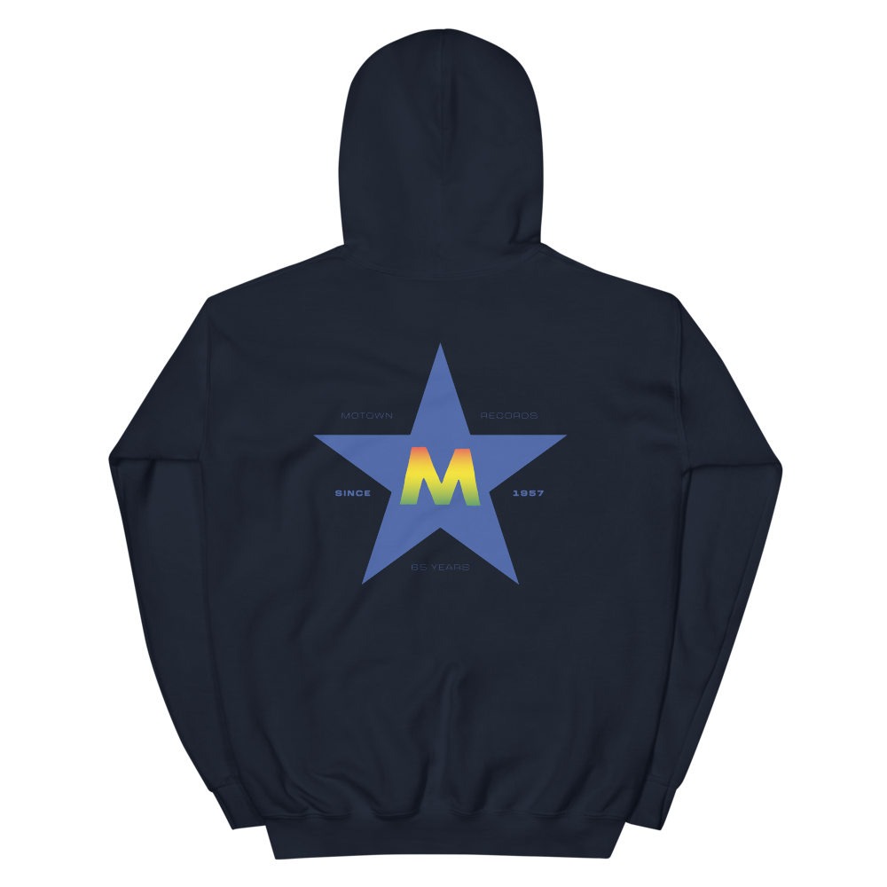 Motown Star Hoodie navy back