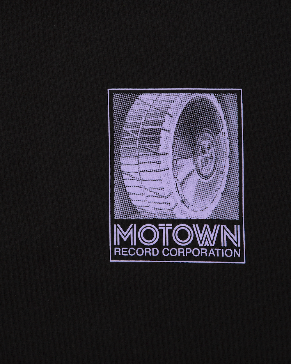 Black "Motor City" Tee Back