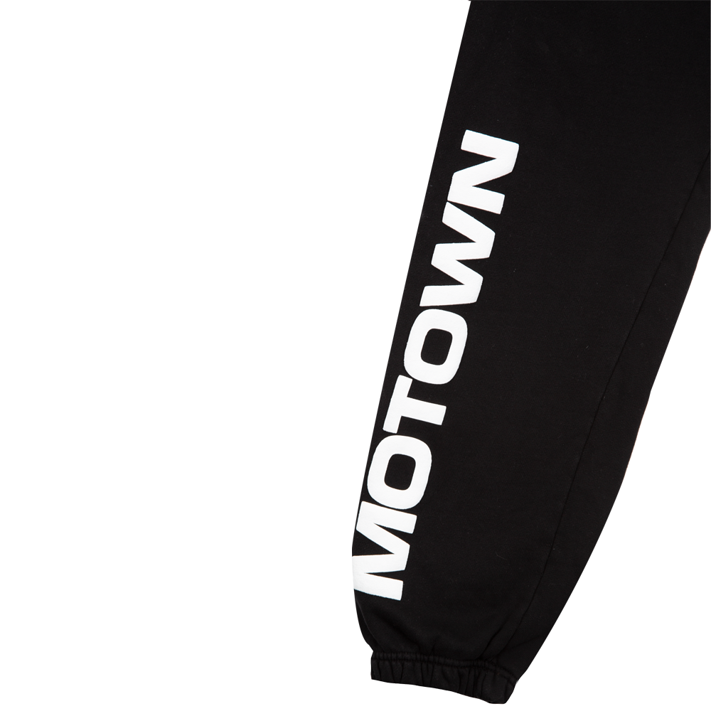 Black Motown Essentials Sweatpants Details